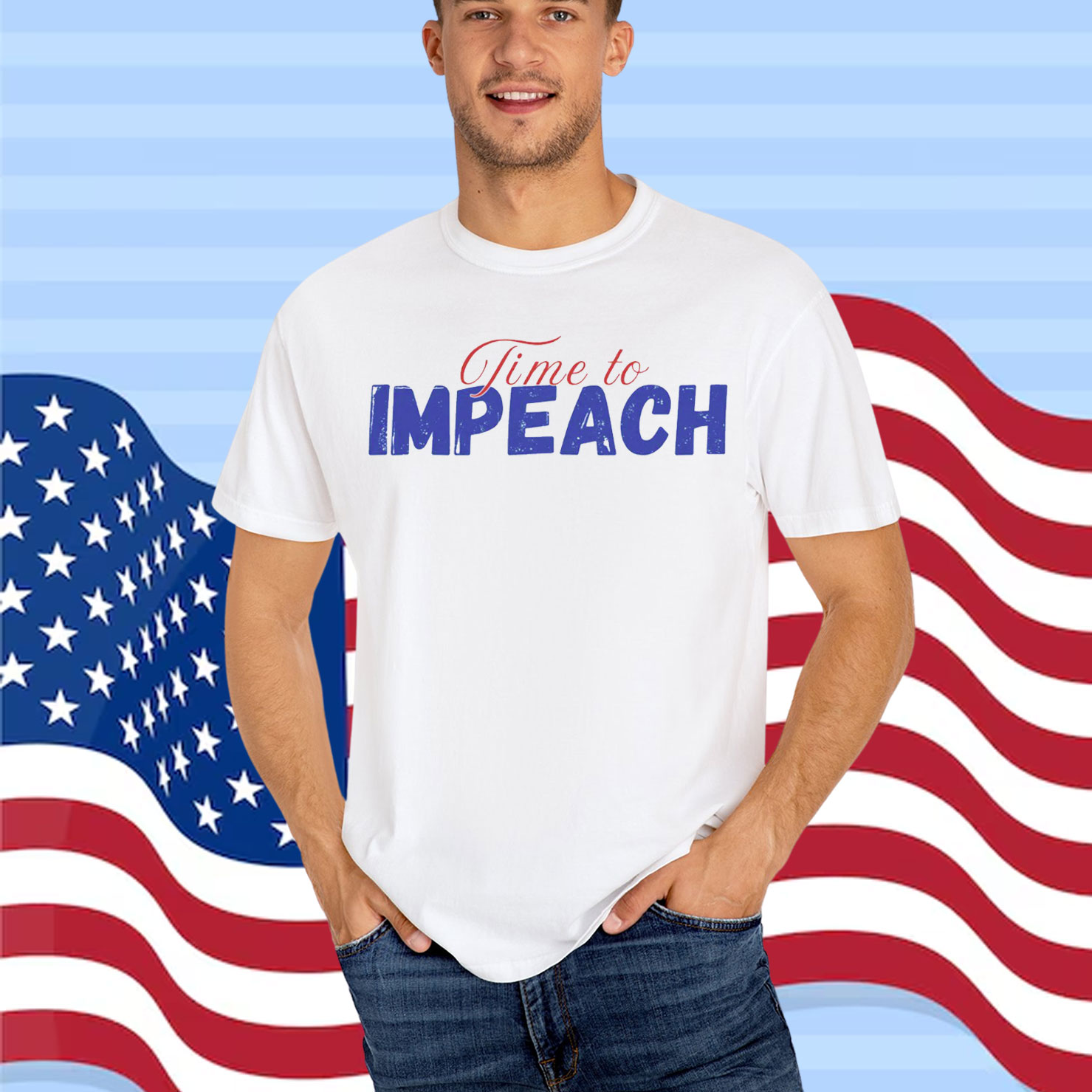 Time to Impeach Activists Trump Shirt