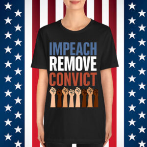 Vintage Impeach Remove Convict Funny Shirt