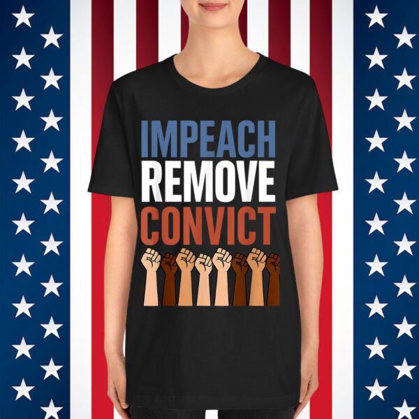 Vintage Impeach Remove Convict Funny Shirt
