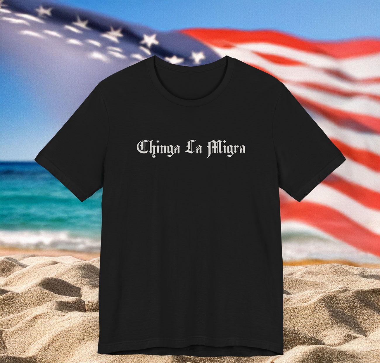 Womens Chinga La Migra T-Shirt